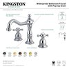 Kingston Brass KS1977BX 8" Widespread Bathroom Faucet, Brushed Brass KS1977BX